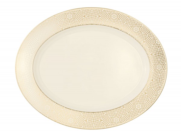 Tettau Saphir Mezquita Servierplatte oval 33x26,5 cm