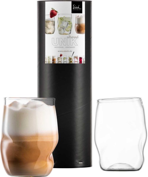 Eisch Unik Allroundbecher 131/10 - 2 Stück in Geschenkröhre