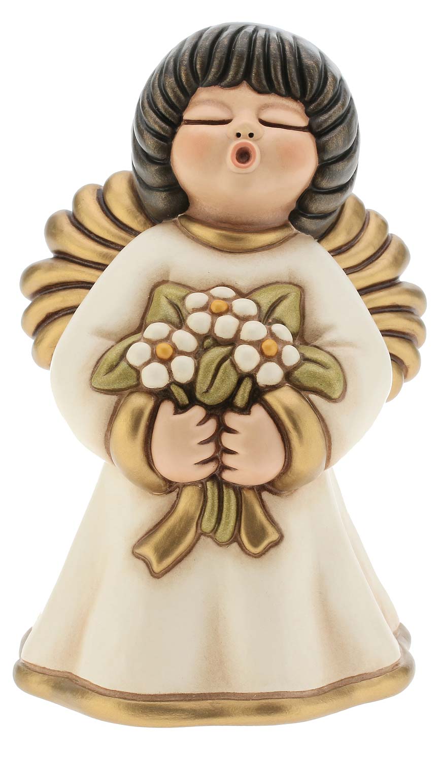 Thun Schutzengel Dankbarkeit - Keramik Engel 5,0x4,8x7,5 Cm
