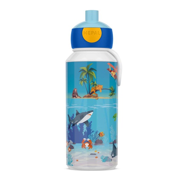 Mepal Campus 107410065410 Trinkflasche Pop-Up 400ml - Tropical Ocean