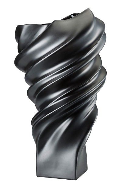 Rosenthal Squall Schwarz matt Vase 32 cm
