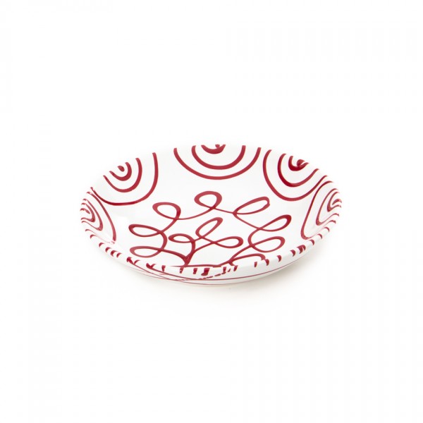 Gmundner Keramik Rotgeflammt Suppenteller Cup classic (TSCU20) 20 cm