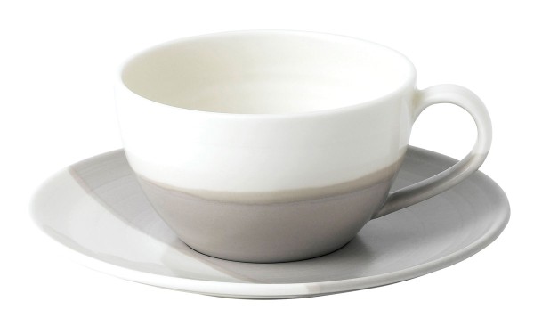 Royal Doulton Coffee Studio Grey Cappucinotasse mit Unterer 0,28L