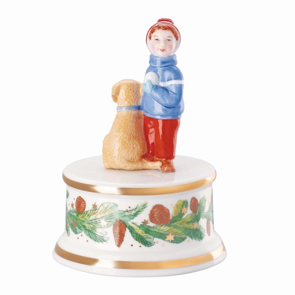 Hutschenreuther Sammelkollektion 25 Weihnachtsspiele Spieluhr klein 12cm