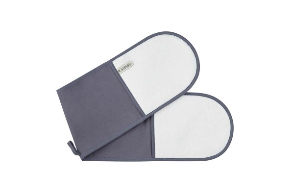 Le Creuset Textilien 95001000444000 Doppelhandschuh - Perlgrau