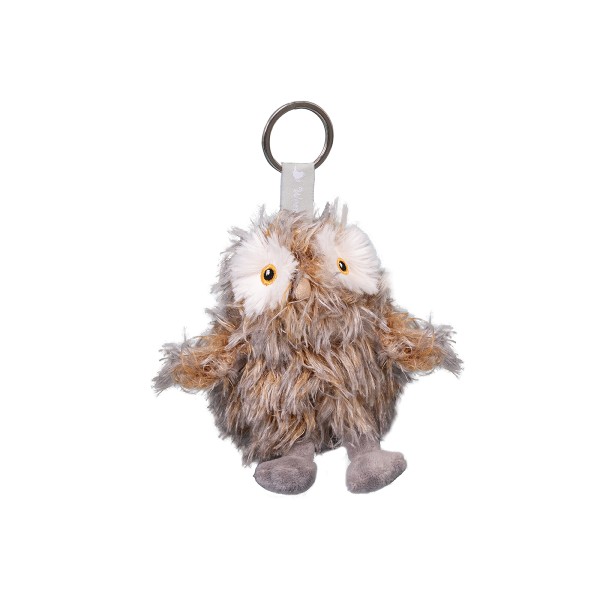 Wrendale Plüschkollektion KPLUSH004 Schlüsselanhänger - Eule "Elvis"