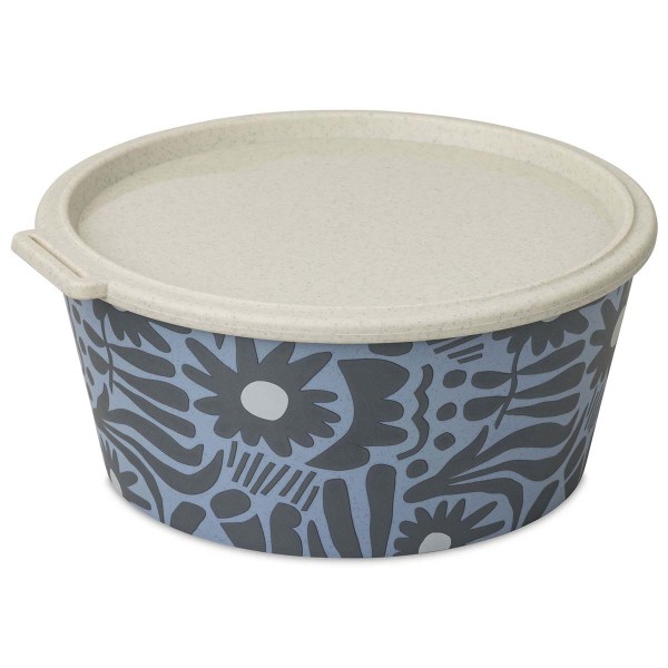 Koziol Blomster 8175716 Schale 2,2l mit Deckel, Bloom - Nature Flower Blue