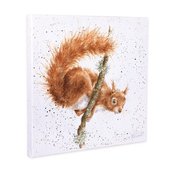 Wrendale Leinwand-Kollektion CANS-CS136 "The Acrobat" - Eichhörnchen - 20cm
