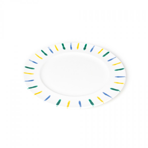 Gmundner Keramik Buntgeflammt Speiseteller Gourmet TFGO29 29cm