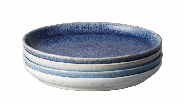 Denby Studio Blue 411042004 Teller 21cm Coupe Set 4tlg.