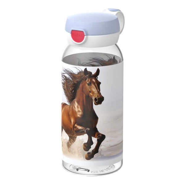 Mepal Campus 107485065401 Trinkflasche mit Klappdeckel 0,6l - Wild Horse