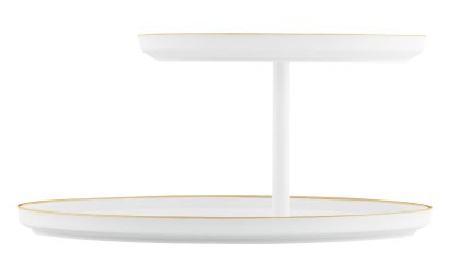 Fürstenberg Carlo dal Bianco, Oro Etagere 2tlg. EA 2011 H: 22 cm