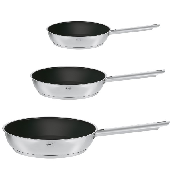 Rösle Elegance 130216 Pfannen-Set 3-tlg. Ø 20,24,28 cm PTFE ProPlex