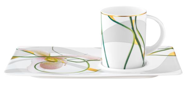 Tettau Atelier 4.105.969 Wild Orchidee Tablett-Set 2-teilig