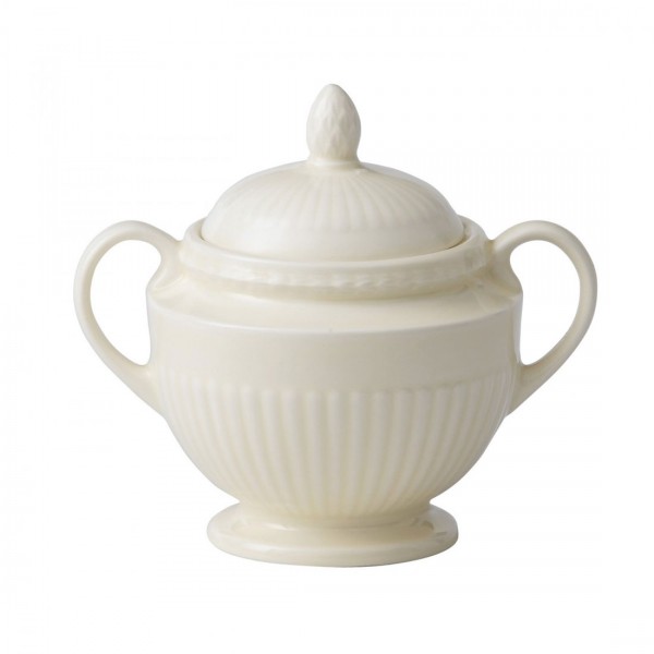 Wedgwood Edme Plain Zuckerdose (06203) 8 cm