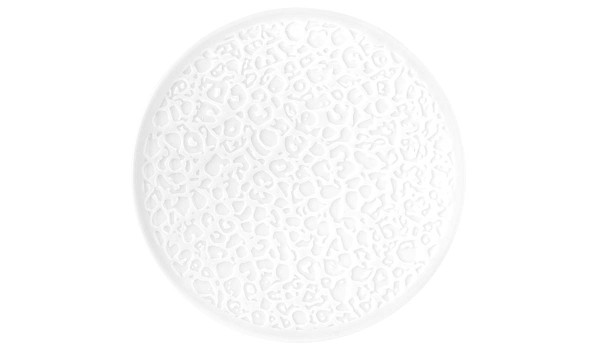Seltmann Nori-Home weiß Brotteller rund 16,5 cm Vollrelief