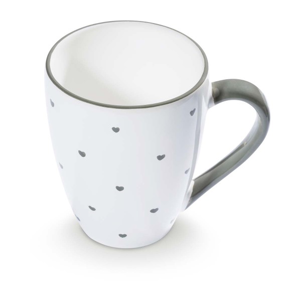 Gmundner Herzerl Grau 0013TAFR09 Frühstücksbecher Max 0,3L