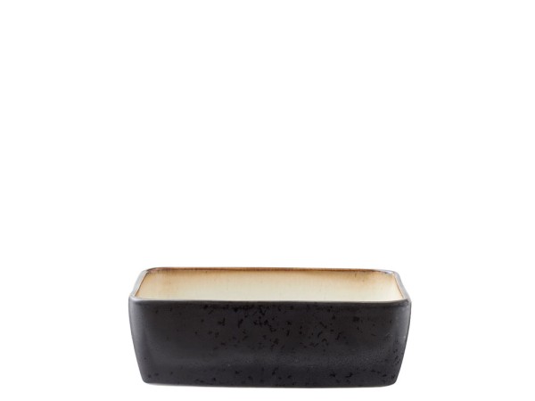 Bitz Auflaufform rechteckig 19 x 14 x 6 cm 821452 Schwarz/Creme