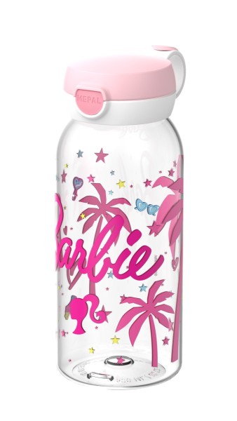 Mepal Campus 107485065414 Trinkflasche mit Klappdeckel 0,6l - Barbie