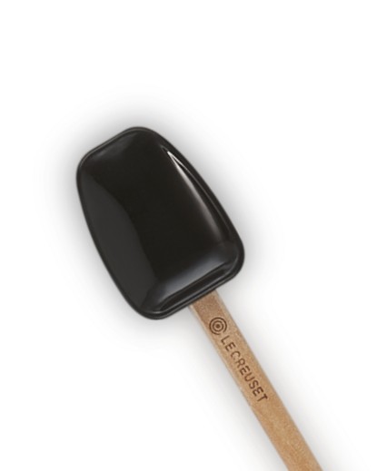 Le Creuset Silikon 93000812140300 Kochlöffel Mini Klassik - Schwarz Glänzend