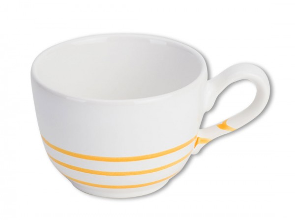 Gmundner Keramik Pur Geflammt Gelb Kaffeeobere glatt (TKGL10) 0,19l