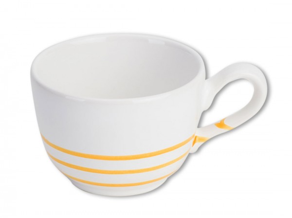 Gmundner Pur geflammt Gelb 0112TKGL10 Kaffeetasse Cup (0,19L)