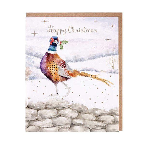 Wrendale Karten JX099 A Christmas pheasant