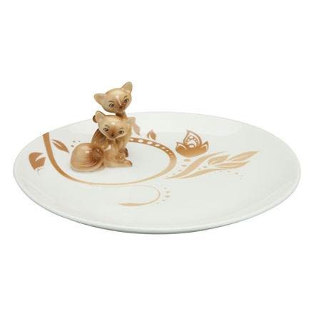 Goebel Kitty de Luxe 66800160 Teller &quot;Siam&quot; Kitty 19,5 cm Höhe 7 cm