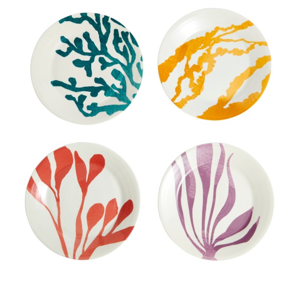 Royal Doulton 1815 Bright 1074430 Teller 24cm Motive - Set 4tlg.