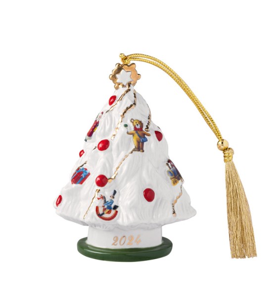 Villeroy &amp; Boch Christmas Classics 14-8675-4340 Ornament Weihnachtsbaum, 10 cm