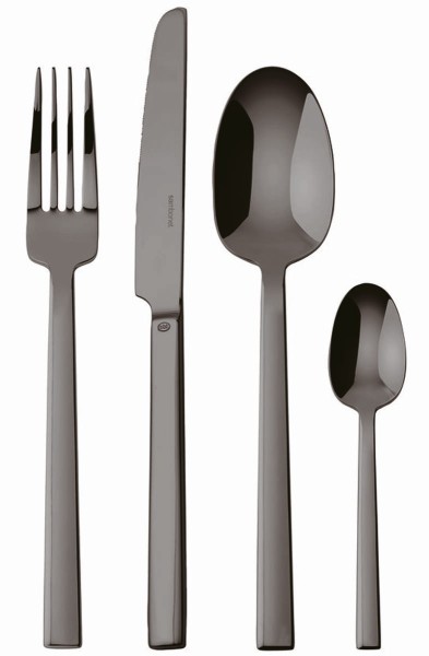 Sambonet Neutra PVD 2 Black 52769K81 Besteck 24tlg. - Monoblock/Vollheft
