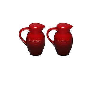 Le Creuset Poterie PG1101-03-67 Salz- und Pfefferstreuer Set 2-tlg - Kirschrot