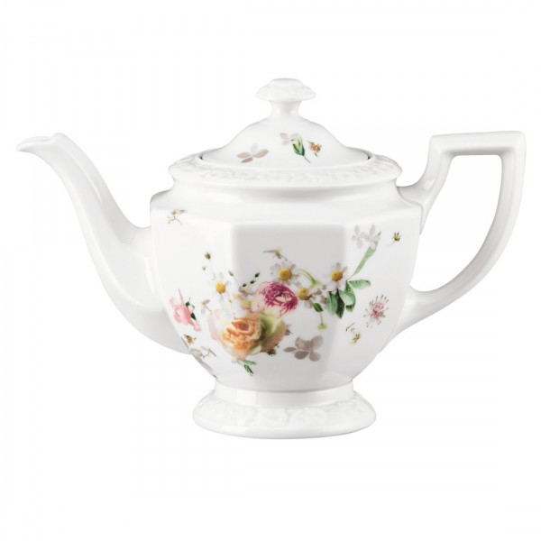 Rosenthal Maria Pink Rose Teekanne 6 P.