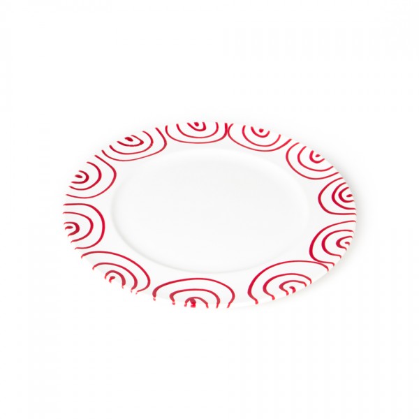 Gmundner Keramik Rotgeflammt Speiseteller m. Fahne Gourmet (TFGO27) 27 cm