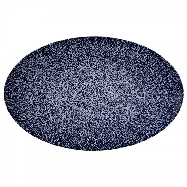 Seltmann Life Denim Blue Servierplatte oval 40x26 cm