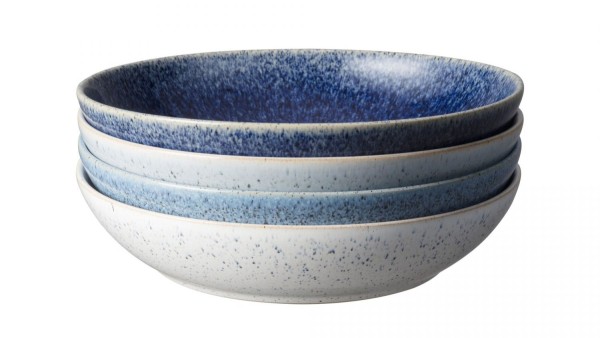 Denby Studio Blue 411040044 Pastateller 22cm Set 4tlg. - Light