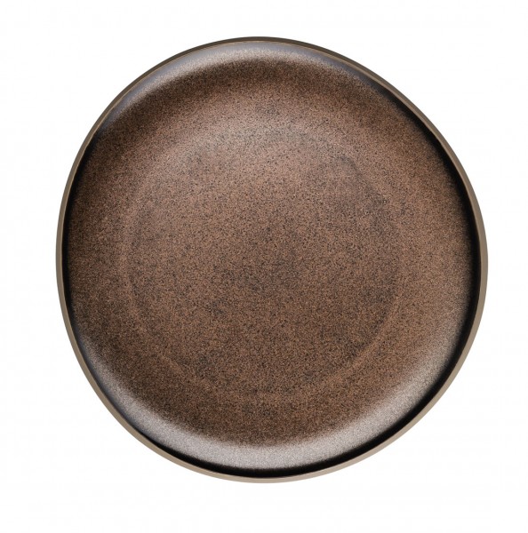 Rosenthal Junto Bronze Teller flach 22 cm