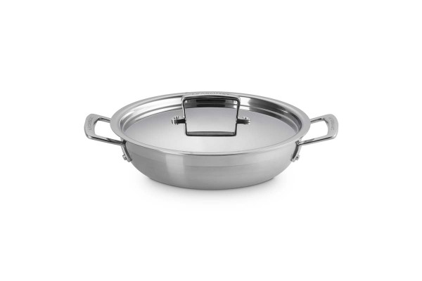 Le Creuset 3-PLY 96203924001000 Profipfanne 24cm 2,3L