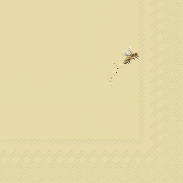 IHR Tiny Bee Yellow L1110670 Lunch-Servietten 33 x 33 cm