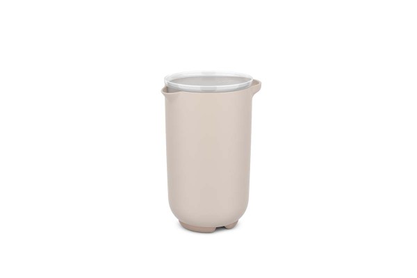 Mepal Chef it 102312531500 Rührbecher 1L mit Deckel - Chalk