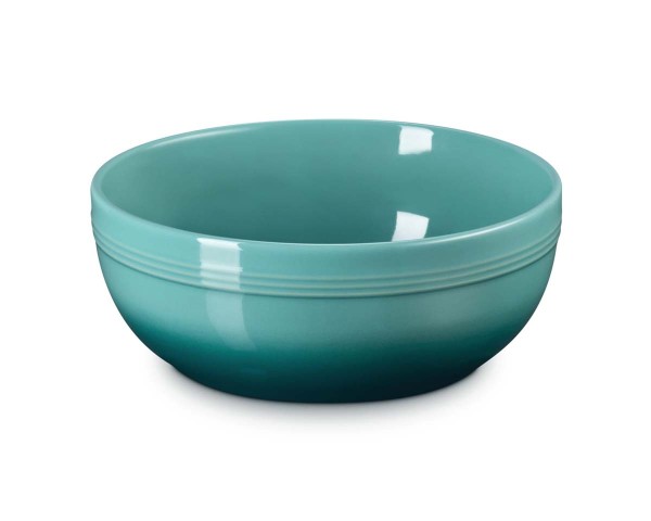 Le Creuset Steinzeug 70159160990099 Salatschüssel Coupe 20cm 1,6L - Bleu Riviera