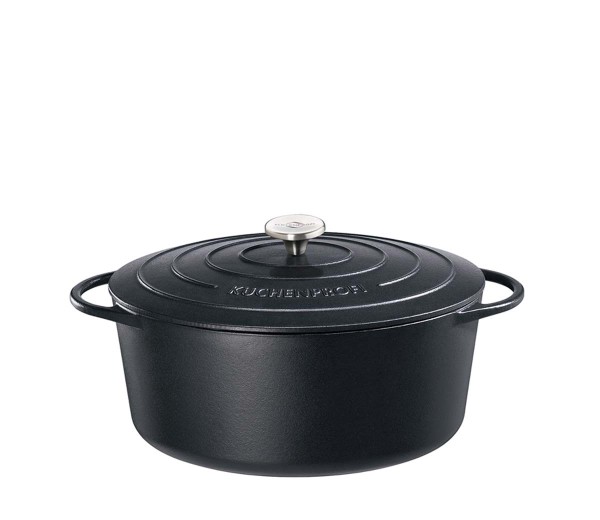 Küchenprofi Provence 0402001033 Bratentopf oval 33cm - Classic Black