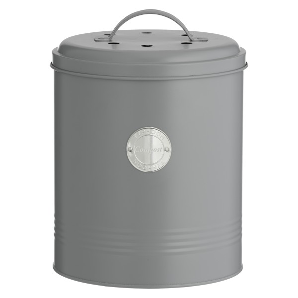Typhoon Living Grau 1401.063 Kompostbehälter - 2,5 Liter