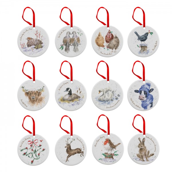 Royal Worcester Wrendale Designs 12 Days of Christmas (WN4023-XG)