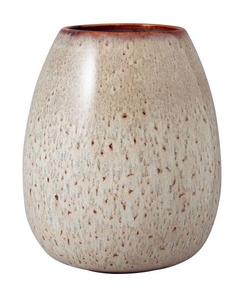 Villeroy &amp; Boch Lave 1042865070 Lave Home Vase Drop beige groß 14,5 x 14,5 x 17,5 cm