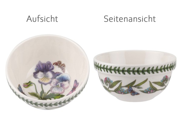 Portmeirion Botanic Garden Pansy/Forget me not BGAZ78790S Schale stapelbar 14 cm