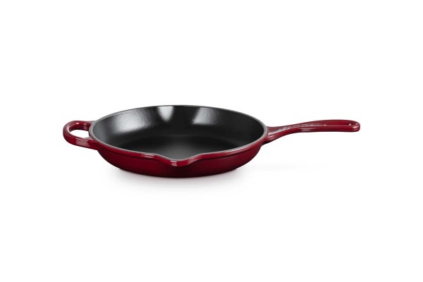 Le Creuset Gusseisen - Signature 20182239490422 Brat- und Servierpfanne rund 23cm - Garnet