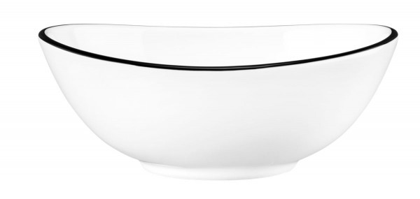 Seltmann Modern Life Black Line Bowl oval M5306 12 cm