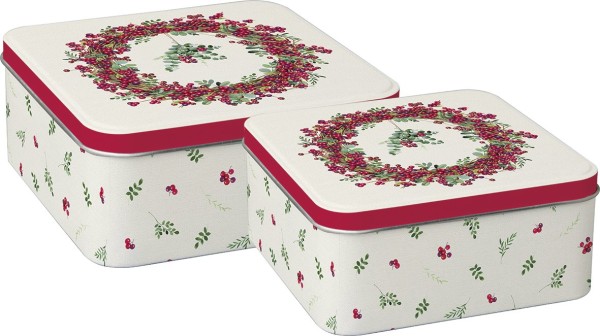 Ihr Berry Wreath cream DCB1013460 Gebäckdose