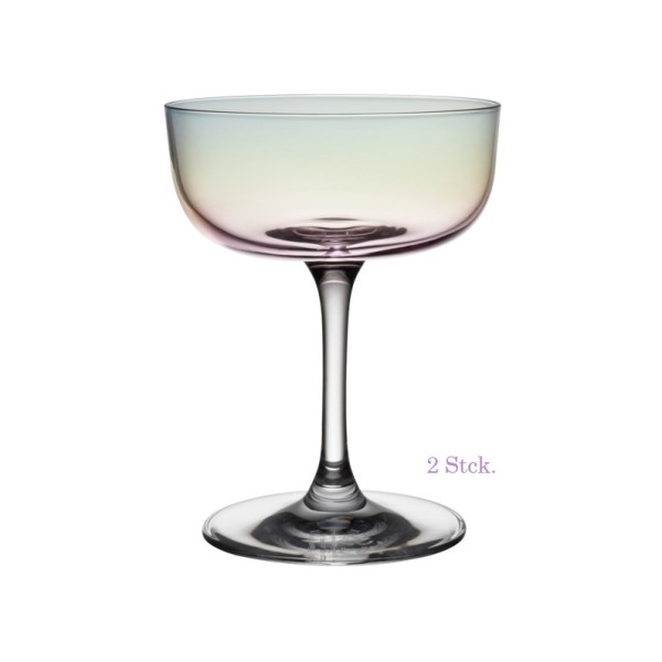 Villeroy &amp; Boch Like 19-5185-8210 Pearl Sekt-/Champagnerschale, Set 2tlg